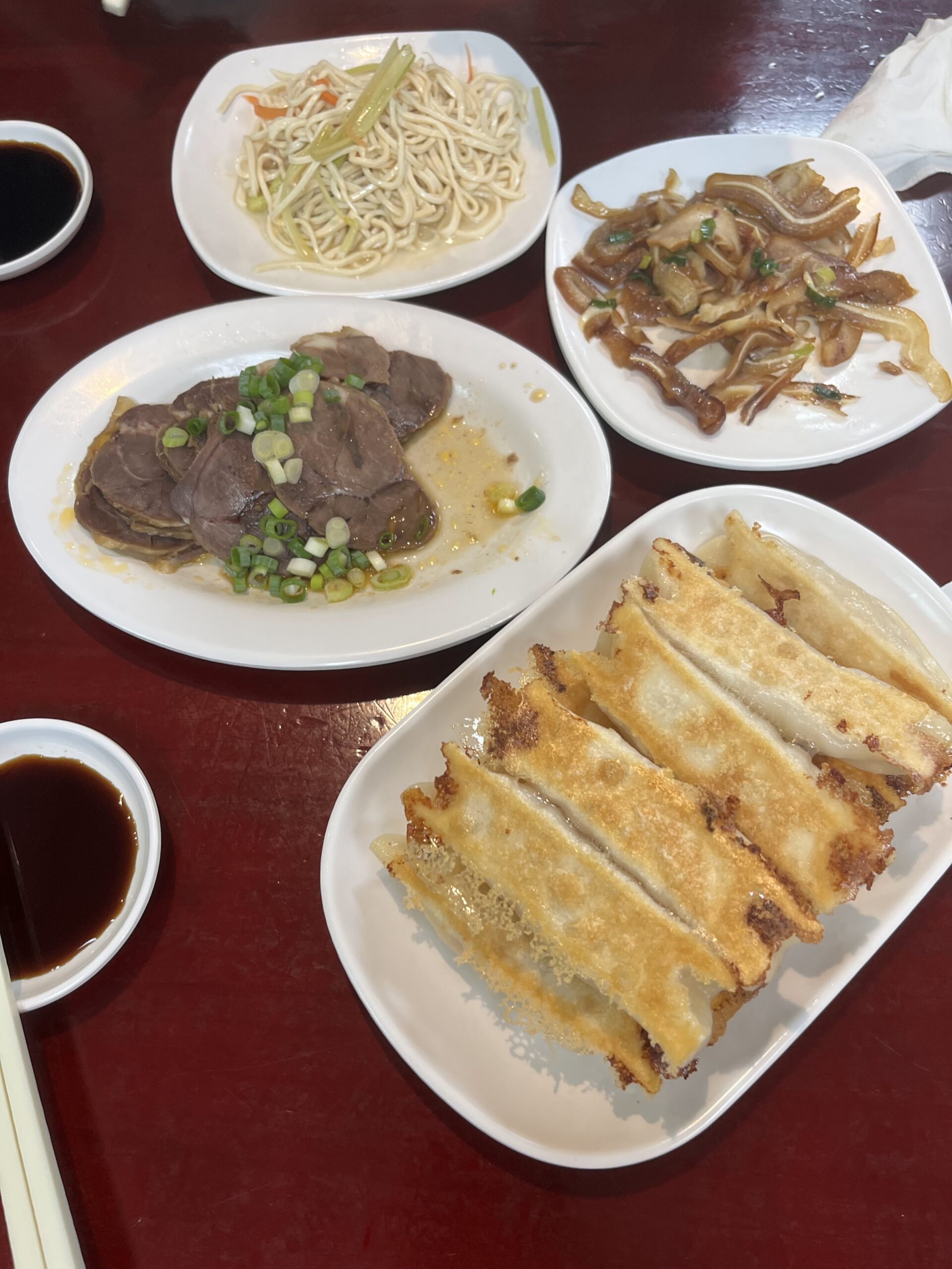 Zi Lin Steamed Dumplings spread