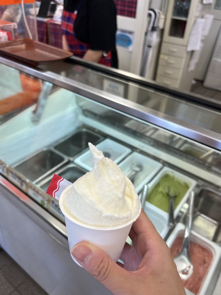 Yoichi station Apple Juice Gelato