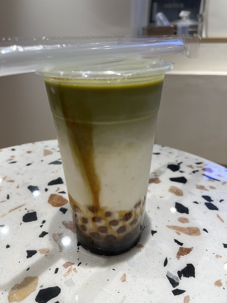 The Tea Brown Sugar Matcha Milk