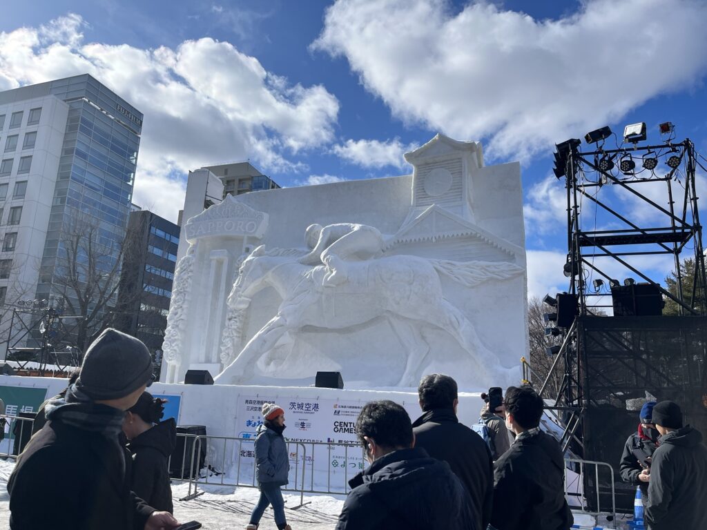 2025 Sapporo Snow Festival Horse Race