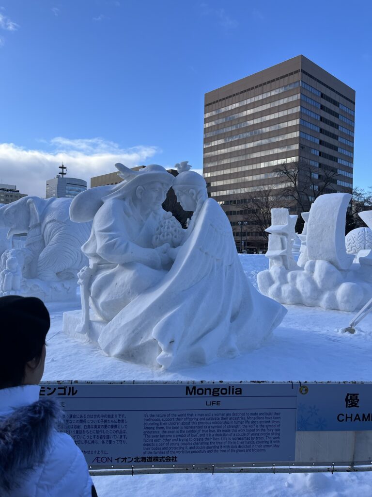 2025 Sapporo Snow Festival International Snow Sculpture Winner