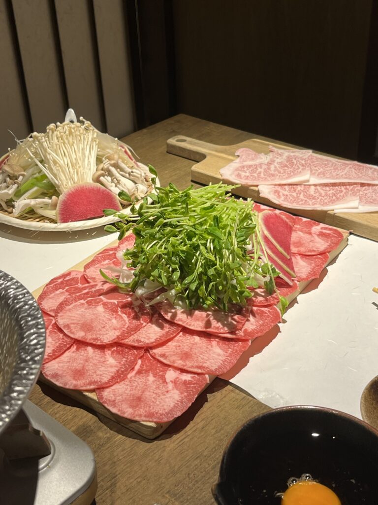 Beef Tongue Specialty Tongue Shabu Tei Base Set and A5 Wagyu