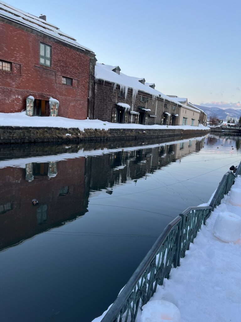 2025 Otaru Snow Light Path canal