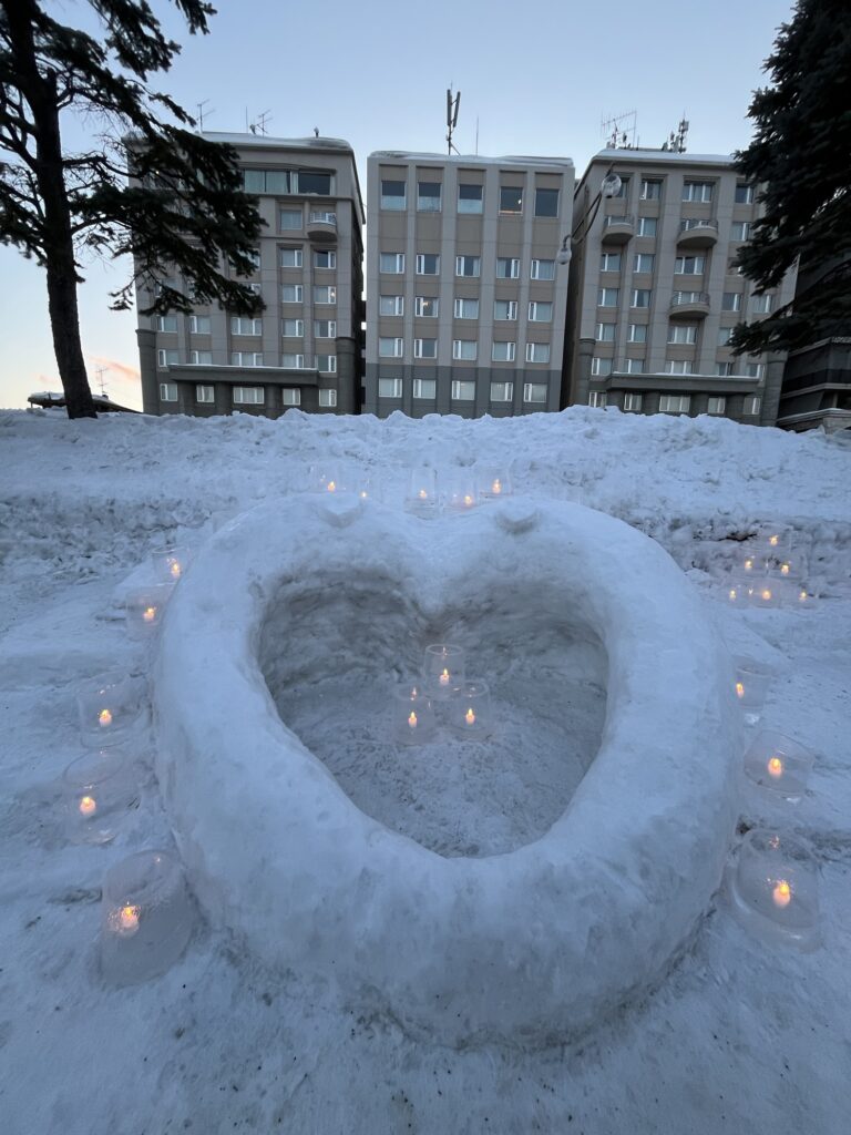 2025 Otaru Snow Light Path heart