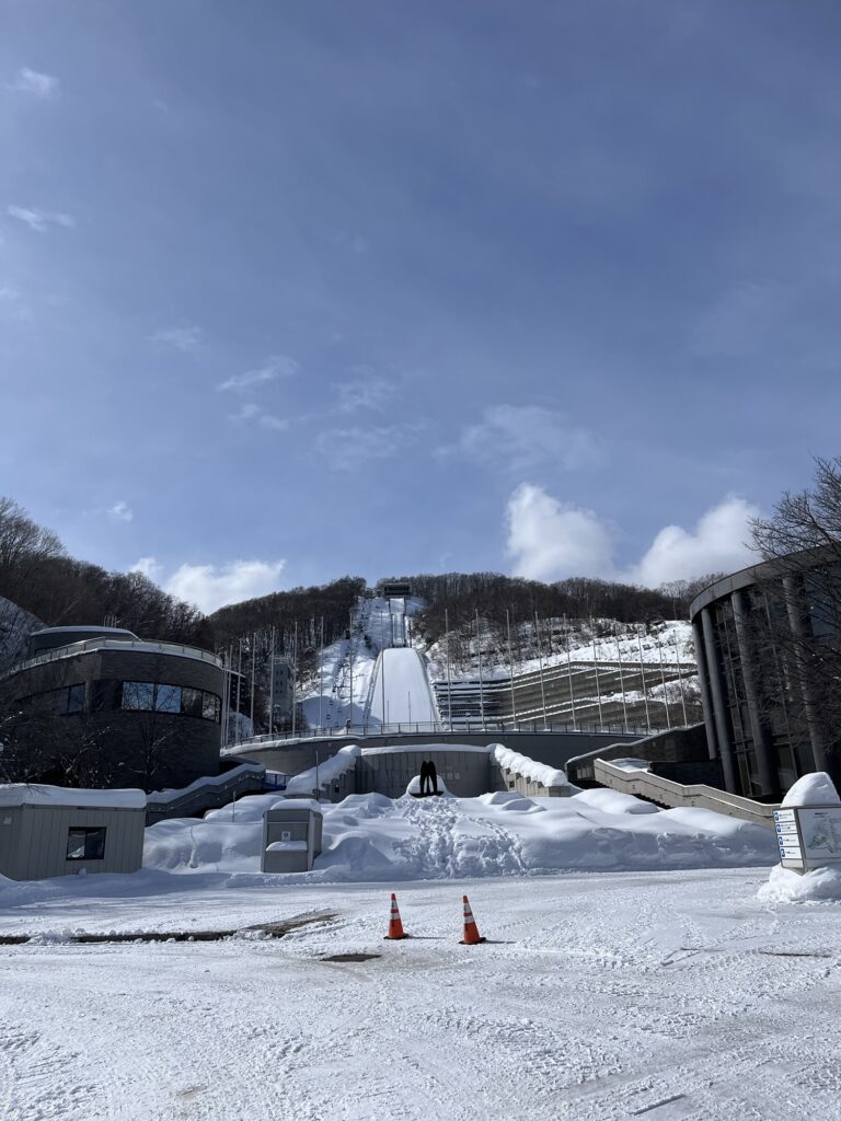 Mt. Okura Ski Jump Stadium Entrance View