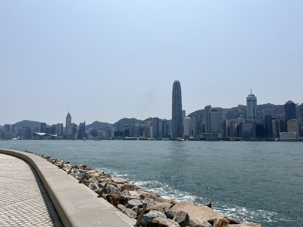 View of Hong Kong Island from West Kowloon Cultural District