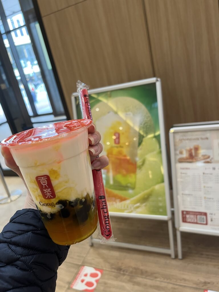 Gong Cha Melon Melon Milk Tea