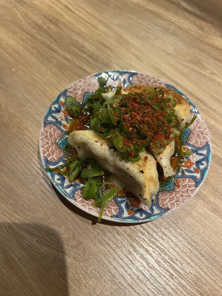 Tonkotsu Ramen Taiga Green Onion Gyoza