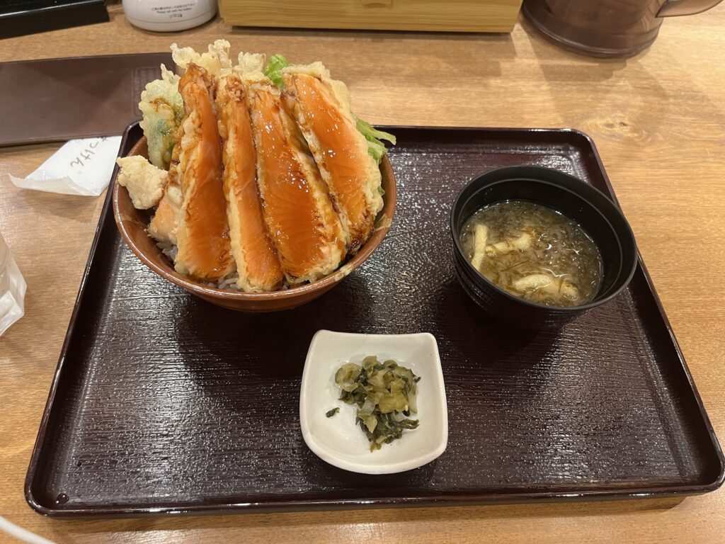 Sakufutei Hokkaido Salmon Rare Tendon