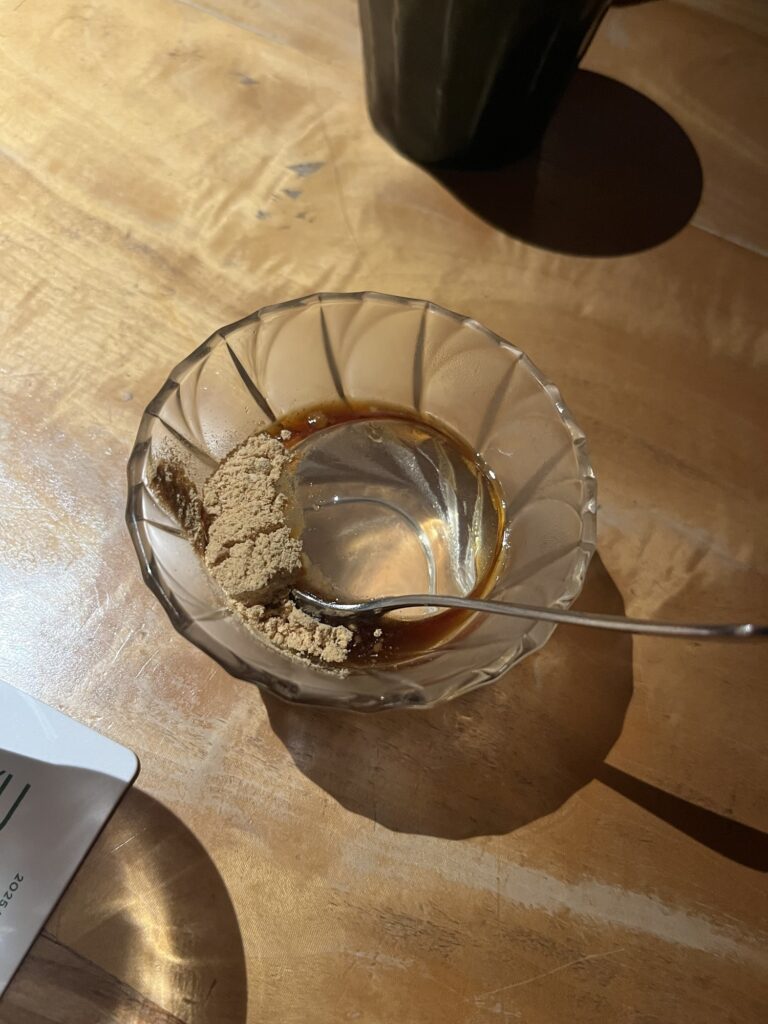 Beef sushi Restaurant KINTAN warabi dessert